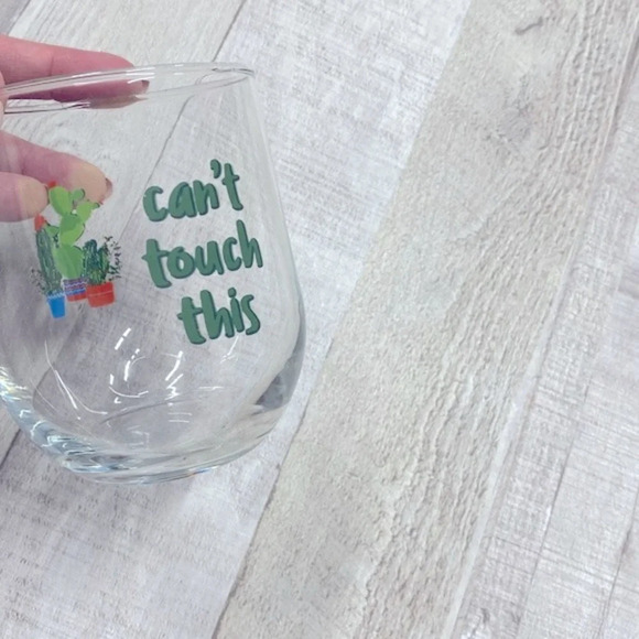 Can’t Touch This Cactus wine tumblr mug - Picture 1 of 4
